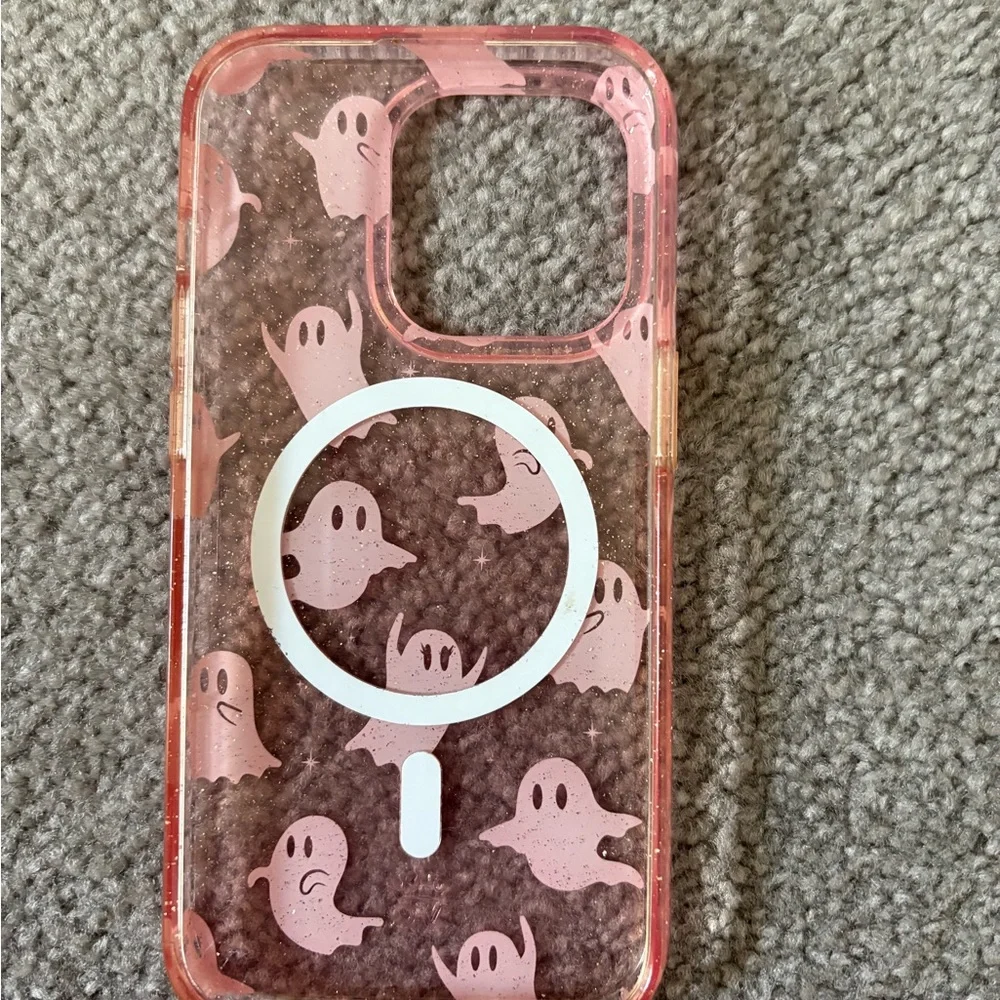 Velvet Caviar Pink Ghost Clear Phone Case